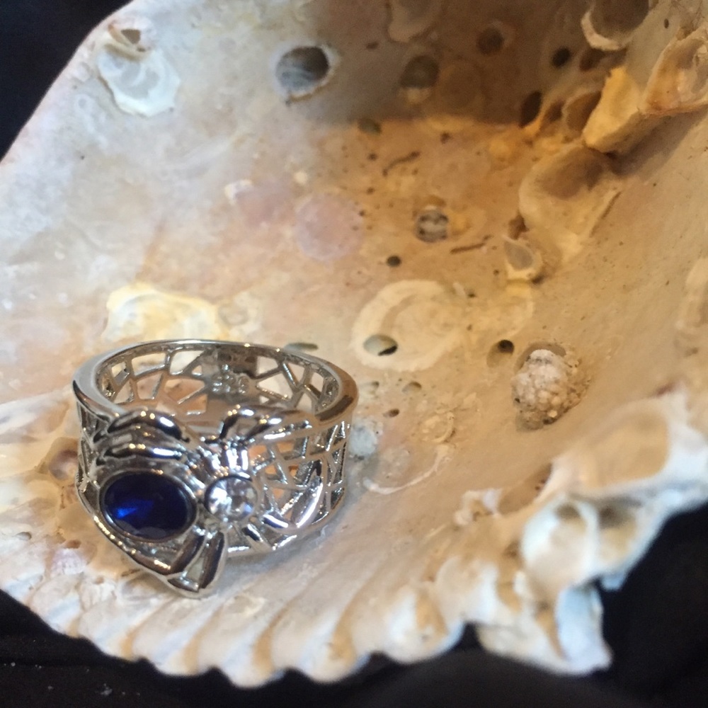 ๐ท Spider on spiderweb ring ๐ท - Picture 3 of 8